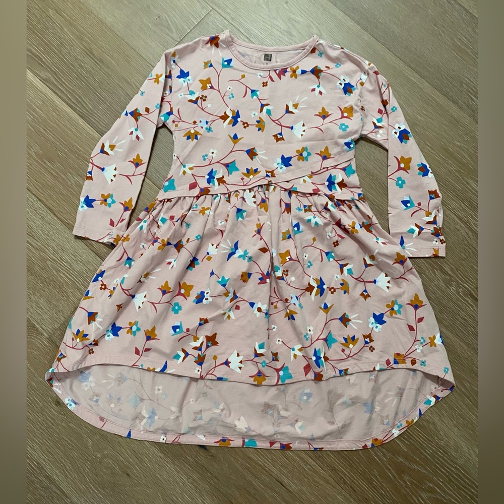 Tea Collection High-Low Long Sleeve Dress - Size 6 - NWOT